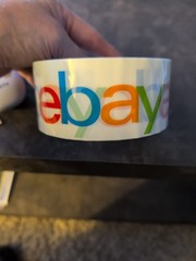 eBay Branded 75 Yds Packaging Tape – 1 Roll