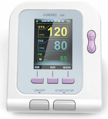 CONTEC08A Fully Automatic Digital Upper Arm Blood Pressure Monitor FDA