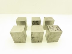 4140 PH Alloy Steel Flat Bar Stock 2-1/4″x 2-1/2″x 3-1/2″L Lot of 6