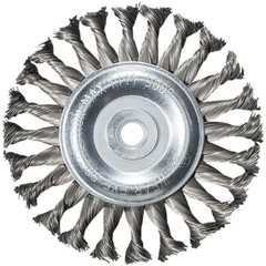 6″ Inch Knot Wire Wheel Brush for Angle Grinder 5/8-11″ Arbor – PACK OF 4