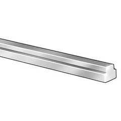 Step Key Stock, 1/4 In Top W, 1/8 In Top Step H, 5/16 In Bottom W, 1/8 In