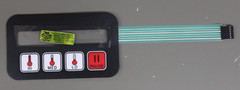 112575, 112579 ADC PHASE 7.3 Coin Keypad Tactile For American Dryer (Clear)
