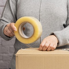 36 ROLLS Clear Packing Tape – 2 INCH x 100 Yards (300 ft) Carton Sealing Package