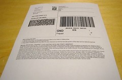 1000 Rounded Corner Shipping label sheets, 2 per sheet , 2000 Total Labels