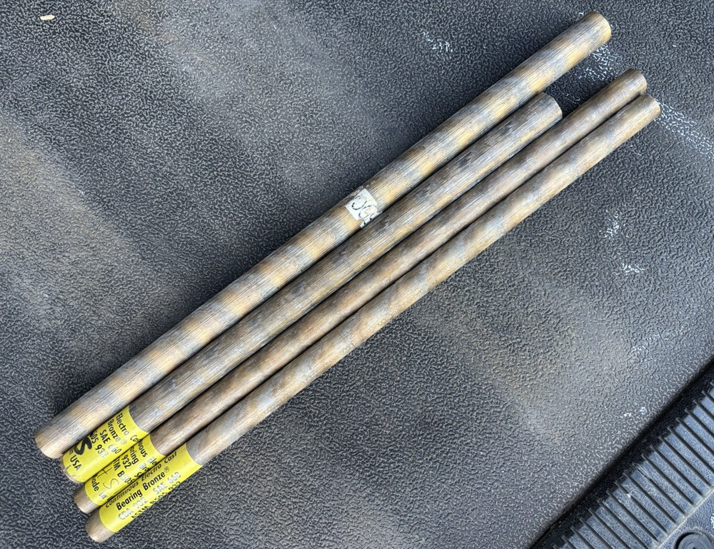 BEARING BRONZE ROUND ROD ASTM B505 CDA 932 SAE 660 USA WHOLESALE TOOLS LOT (4)
