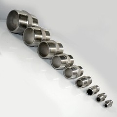 1/8″-3″ 1″ 1/2″ Male Pipe Fitting Hex Nipple NPT Stainless Steel SS304 connector