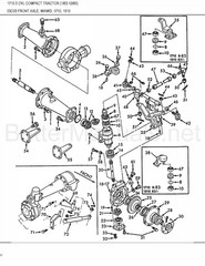 1710 Compact Utility Tractor Service Parts Catalog Ford 3 Cylinder Diesel