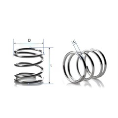 0.6mm Galv. Steel Compression Spring 5mm-11mm OD 60mm-100mm Length (Rust Proof)