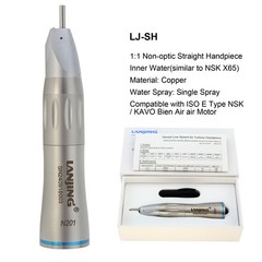 COXO Dental Straight Nose Cone Handpiece Fiber Optic Inner Water KAVO ISO E type