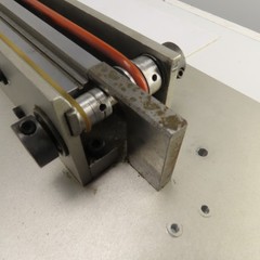 29″ OAL 7/8″ x 7/8″ 2 Sided Split Middle Small Parts Conveyor 8FPM 115V