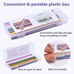 22 Colors 3D Printing Filament Refill for 5.9 INCHES, 22 Cobination