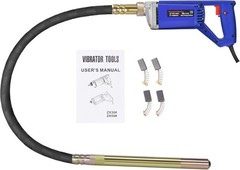1500W Electric Concrete Vibrator Handheld 13000VPM 6.6ft Shaft Cement Vibrating
