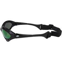 3 Pairs Birdz Seahawk Polarized Sunglasses Black w/Blue Purple Green Mirror Lens