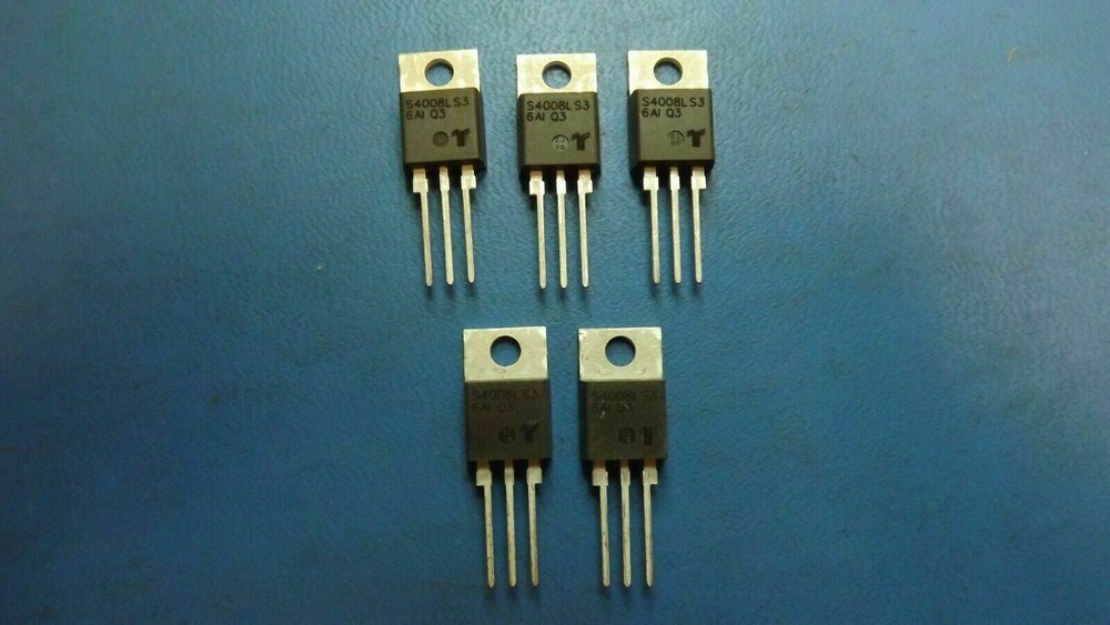 (5PCS) S4008LS3TP LITTELFUSE SEN SCR 400V 8A 500A TO220 ISO