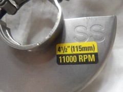 DeWalt 4-1/2″ SS Stainless Steel Grinder Guard 11,000 RPM’s