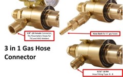 Industrial Argon Regulator/Flowmeter Gauges for MIG and TIG Welders – SÜA