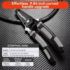 Wire Strippers Crimping Pliers Tool 5in1 Crimper Cutter 10-20 Awg Electric Wire