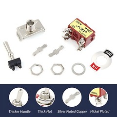 Heavy Duty Metal Toggle Switch On-Off / On-Off-On 15A 250Vac For Car Dash Boat