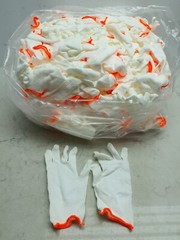 200 Pair Berkshire BCR SK Glove Liners Full Finger Size M Powder-Free White 8″