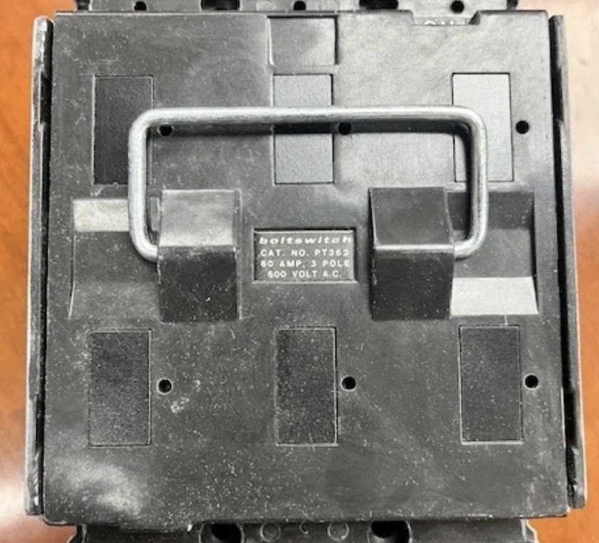Reconditioned PT362 Boltswitch 60 Amp 600 Volt Fusible Pull Out Switch