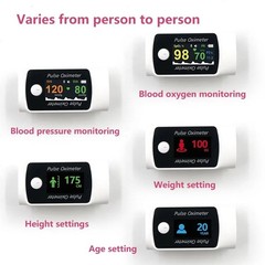 New 2-in-1 smart fingertip pulse oximeter with blood pressure measurement