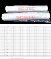 (2 Pc) SOLTEC – RN2012520M – ROLLED CHART PAPER for 1200 RECORDERS – 28.4CMX66FT