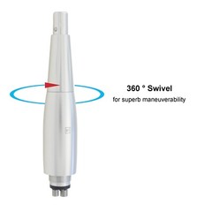 Dental Hygienist Prophy Handpiece Integrity Air Motor 4 Holes 3 Nose Cones Kit