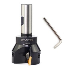 Indexable End Mill 3/4”Shank,2”cutting Diameter,3-3/4″overall Length