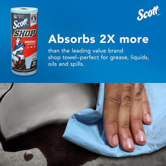 Scott Kimberly-Clark Professional Logistics Supply 75130KC Scott Shop Towels Blu