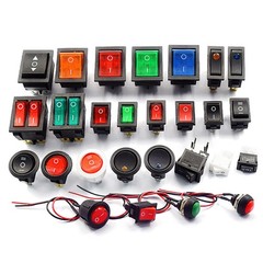2/3/4/6 Position Rectangular Rocker Switch 250V 16A/30A KCD1/3/4 ON OFF