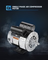 1.5HP Air Compressor Motor,3450 RPM Electric Motor,115/230V Single Phase Motor