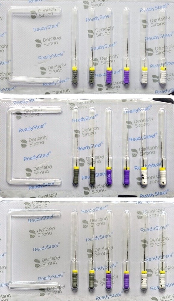 Dentsply Sirona Ready Steel C+ File for Catheterization All Sizes & Length 6/Pk