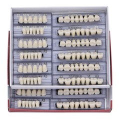 168Pcs Dental Acrylic Resin Denture 22#A3 Full Set Teeth Upper Lower Shade Tooth
