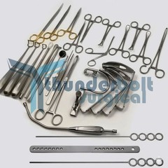 New Tonsillectomy and Adenoidectomy 30 pcs Set Surgical Instruments Kit with Box