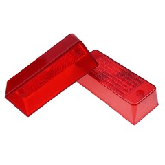 2pcs 6672276 Red Tail Light Lens For Bobcat T190 T200 T250 T300 T320 T450 T550