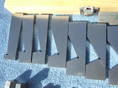MILL ANGLE BLOCKS BROWN&SHARPE (17) 1/4*-45* MACHINIST TOOLMAKER INSPECT GRIND