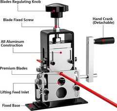 Hizmivos Manual Wire Stripping Machine Gauge 0.06-1 Black