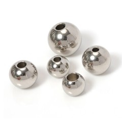 Ø 3mm- 60mm Stainless Steel Balls w Hole Bearing Smooth Through Hole Steel Ball
