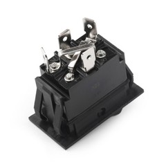 Lighted Red and Amber Rocker Switch SPDT 10 Amps 12 volts DC 4 Prongs ON OFF ON