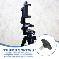 12 Pcs M8 x 16mm Tee Thumb Screws, 35mm Width Carbon Steel Tee Wing Knobs Screws