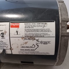 Dayton 5K934C Gearmotor 1/4 HP 115V 12 RPM 144:1 Reversible UNTESTED Parts