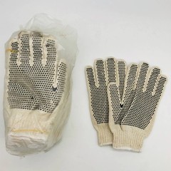 Elco M66PC-PD2 Work Gloves Mens Size XL PVC Dots Cotton/Poly String Knit 12pairs