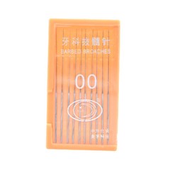  10pcs/box 0/00#/000## Dental Barbed Broaches Endodontic Stainless Steel
