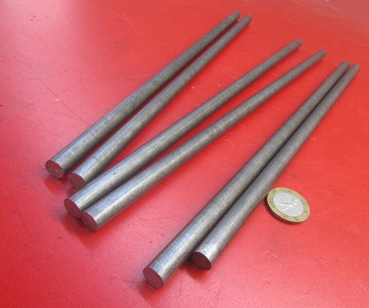 4140 Alloy Steel CF Rod Round Bar, 3/8″ Dia. x 1 Ft Length, 6 Units, 6 Ft