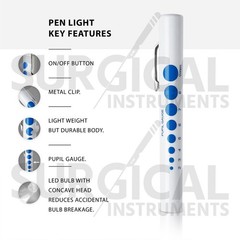48 Disposable Penlights Diagnostic ENT, EMT Emergency Medical INSTRUMENTS