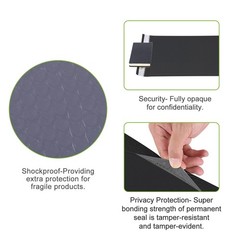 #000 10 PCS 5×7 in Poly Air Bubble Shipping Mailers Padded Envelope Bags, Black