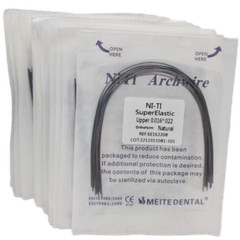 10 Packs Dental Orthodontic Super Elastic Niti Arch Wires Rectangular Natural
