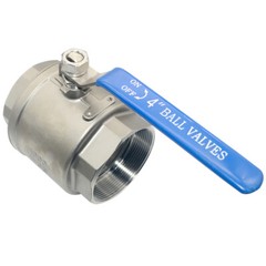 4 inch 4″ Ball Valve,316 Stainless Steel Full Port,2-Piece, 1000WOG 2Pack
