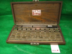 Vintage Starrett Webber Model SCS81A Gage Block Set 81 Pieces CROBLOX