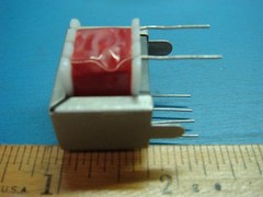 (1) T5114 TRANSFORMER 1:0.5 TELECOM 8 TERMINAL 6 PIN ACTUAL PCB THROUGH HOLE DIP